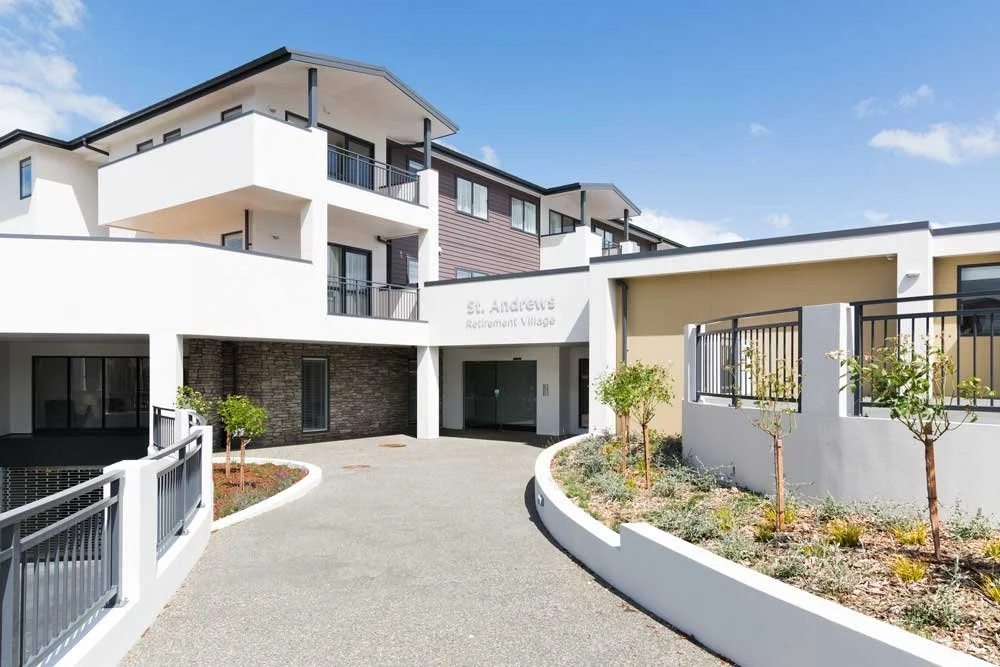 Commercial landscaping aged care facility St Andrews Waikato