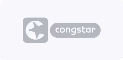 Congstar logo with a stylized star inside a rounded square to the left of the company name in lowercase letters.