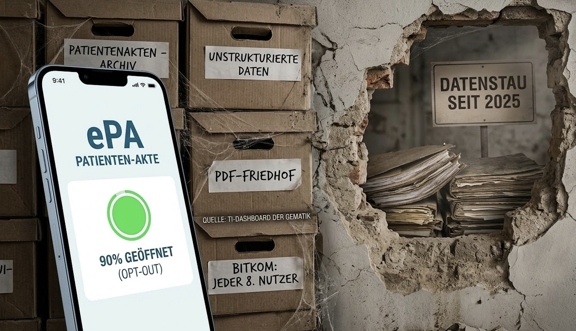 Die ePA nach einem Jahr im Realitätscheck: 70 Millionen digitale Karteileichen?