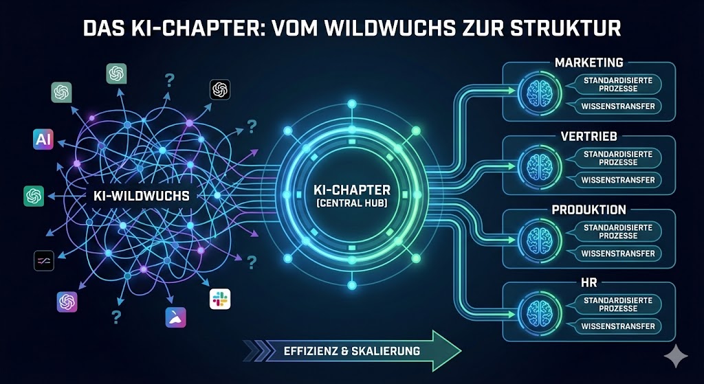 Das KI-Chapter: Wie Organisationen 2026 das „Gehirn“ der Transformation bauen