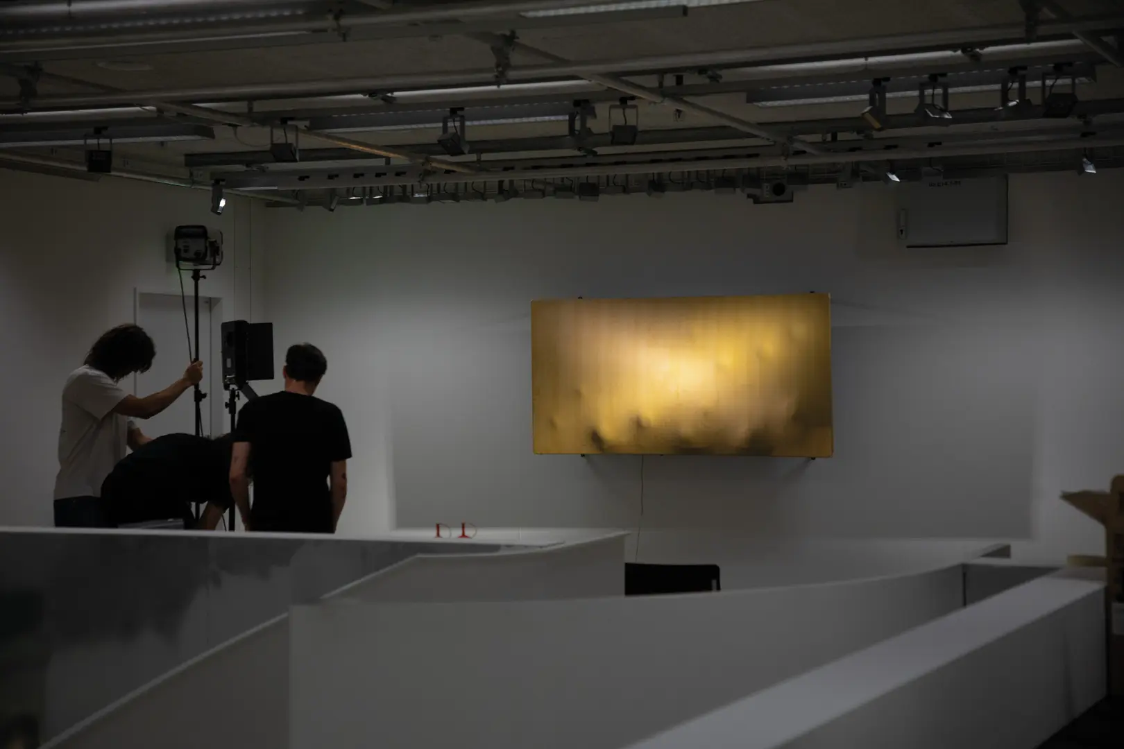 Full view of SOMA interactive neuroscience installation