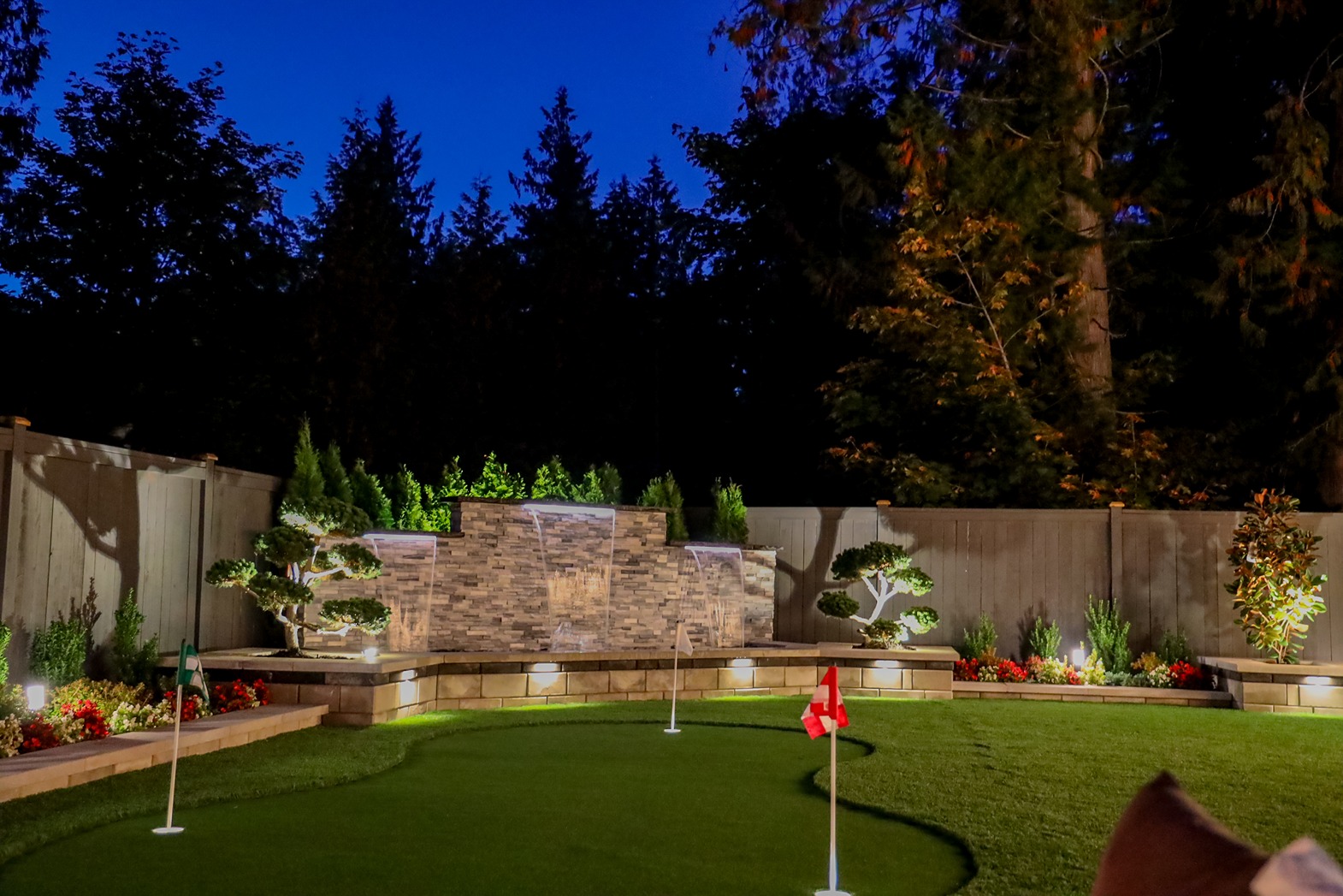 Completed residential landscape design project by Angkorscape in Seattle