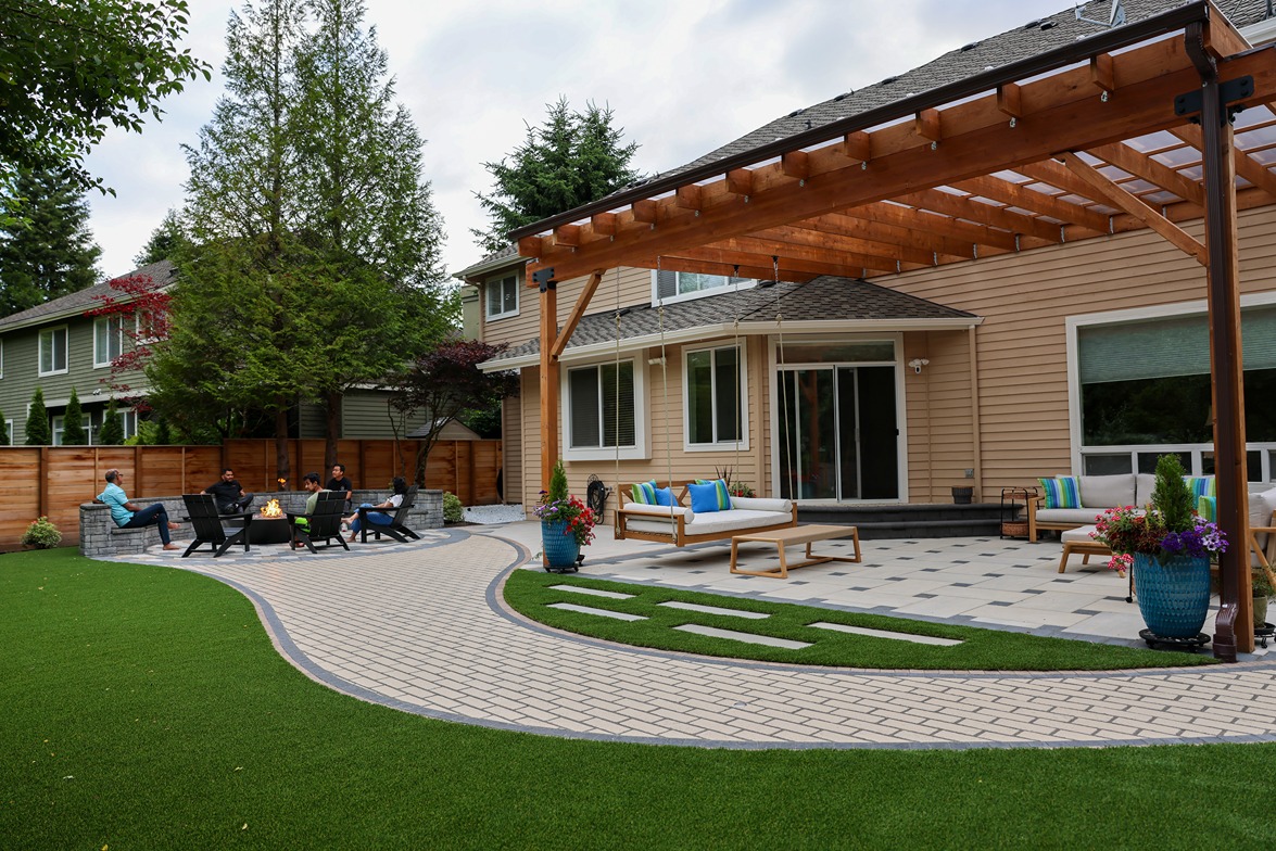 Backyard Transformation After