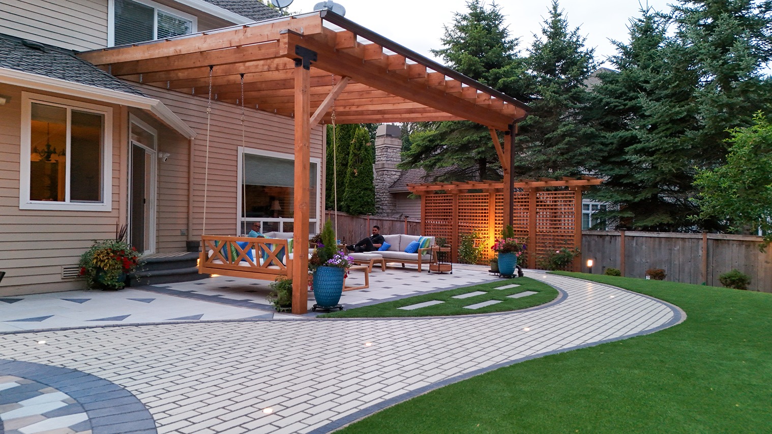 Backyard Transformation After