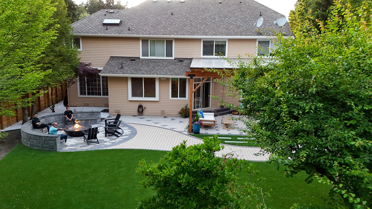 Backyard Transformation After