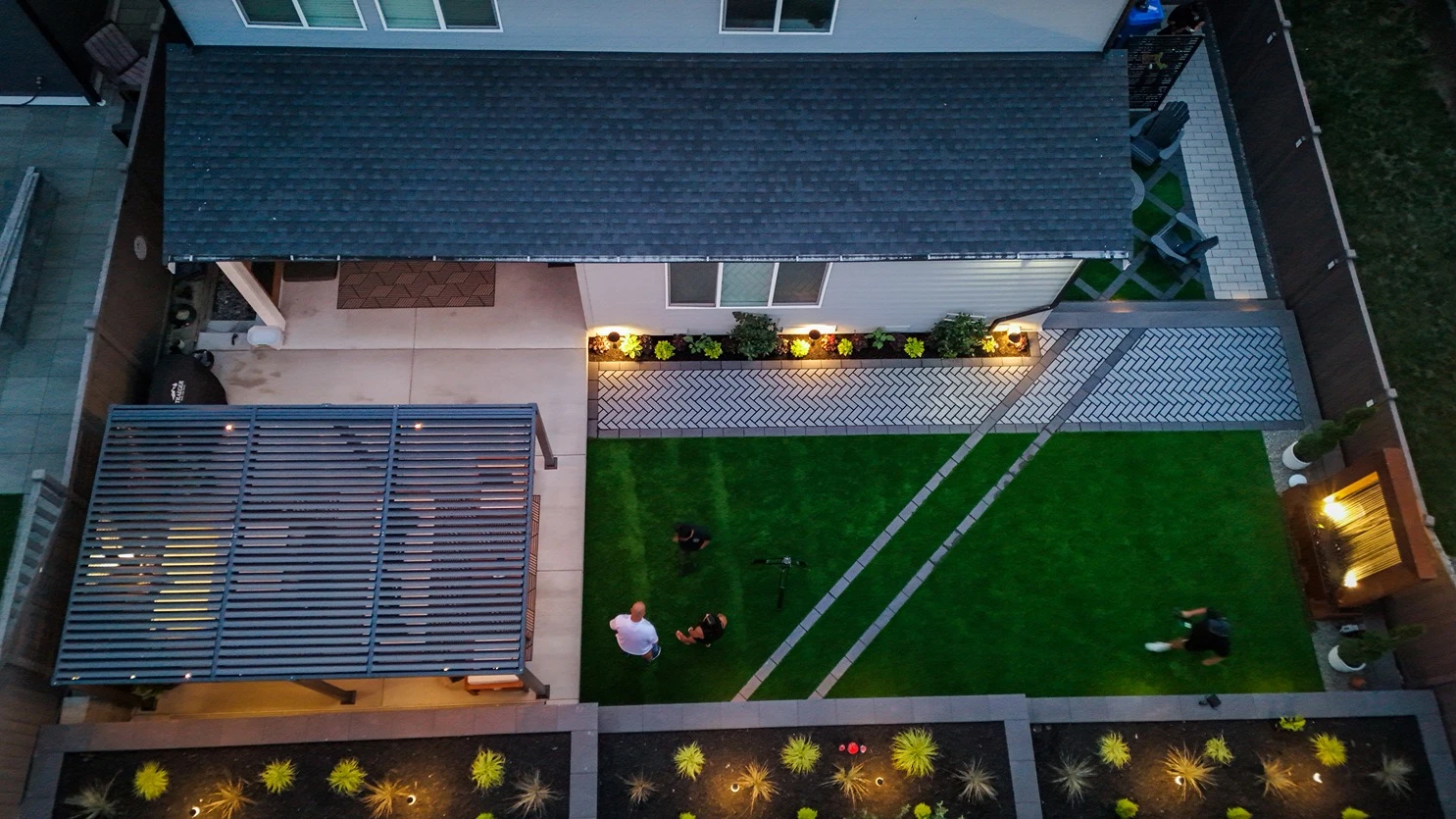 Sloped & Soggy Backyard Transformation After