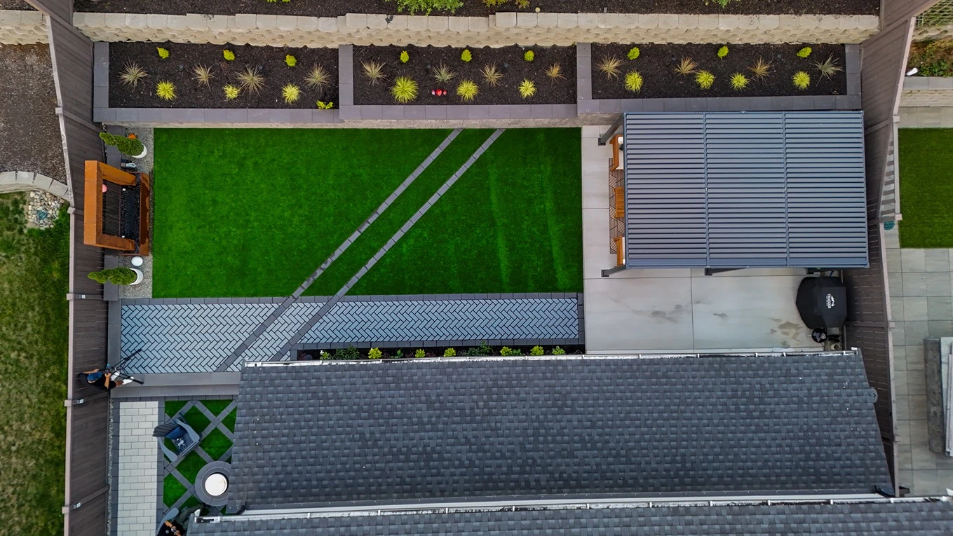 Sloped & Soggy Backyard Transformation After