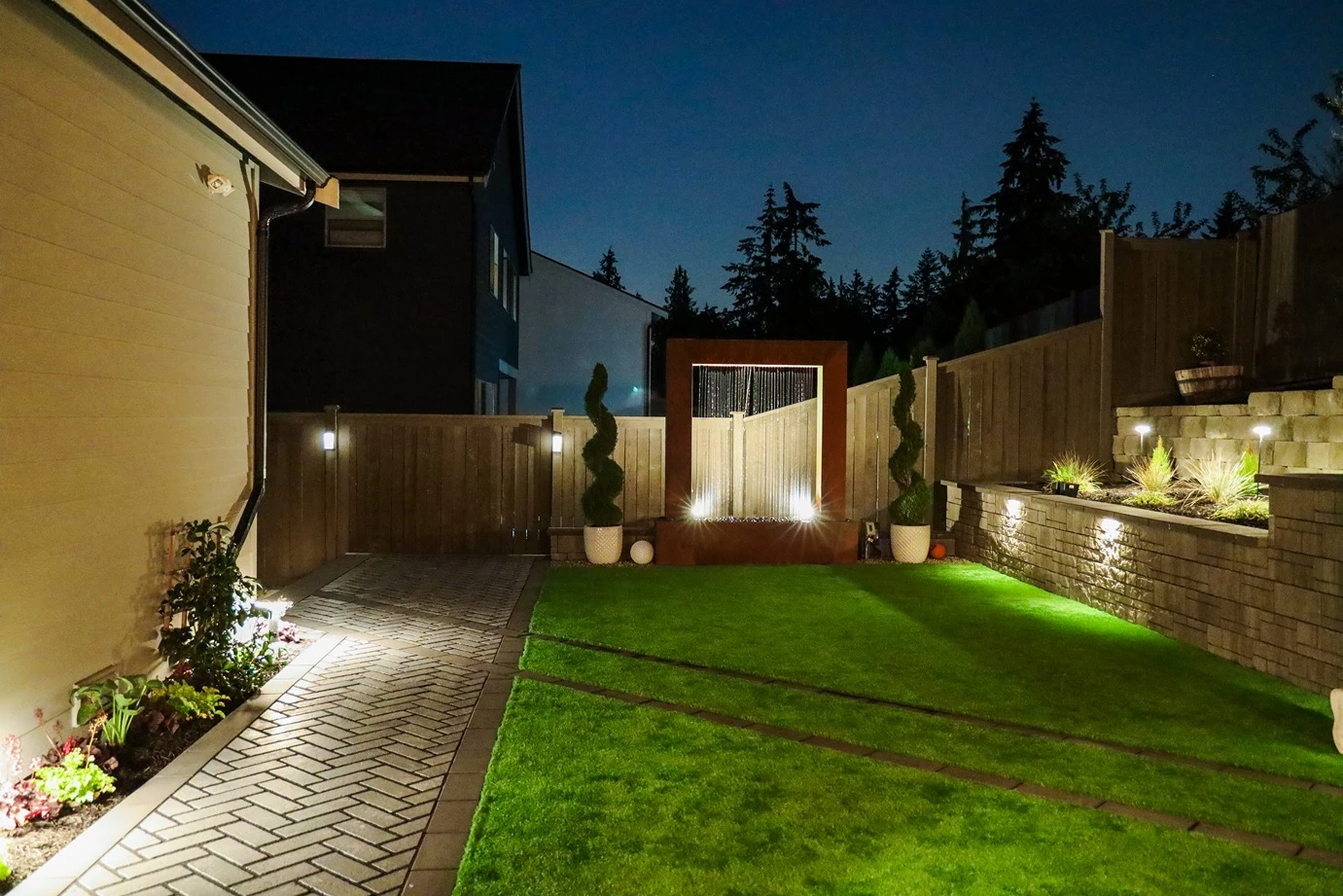 Sloped & Soggy Backyard Transformation After