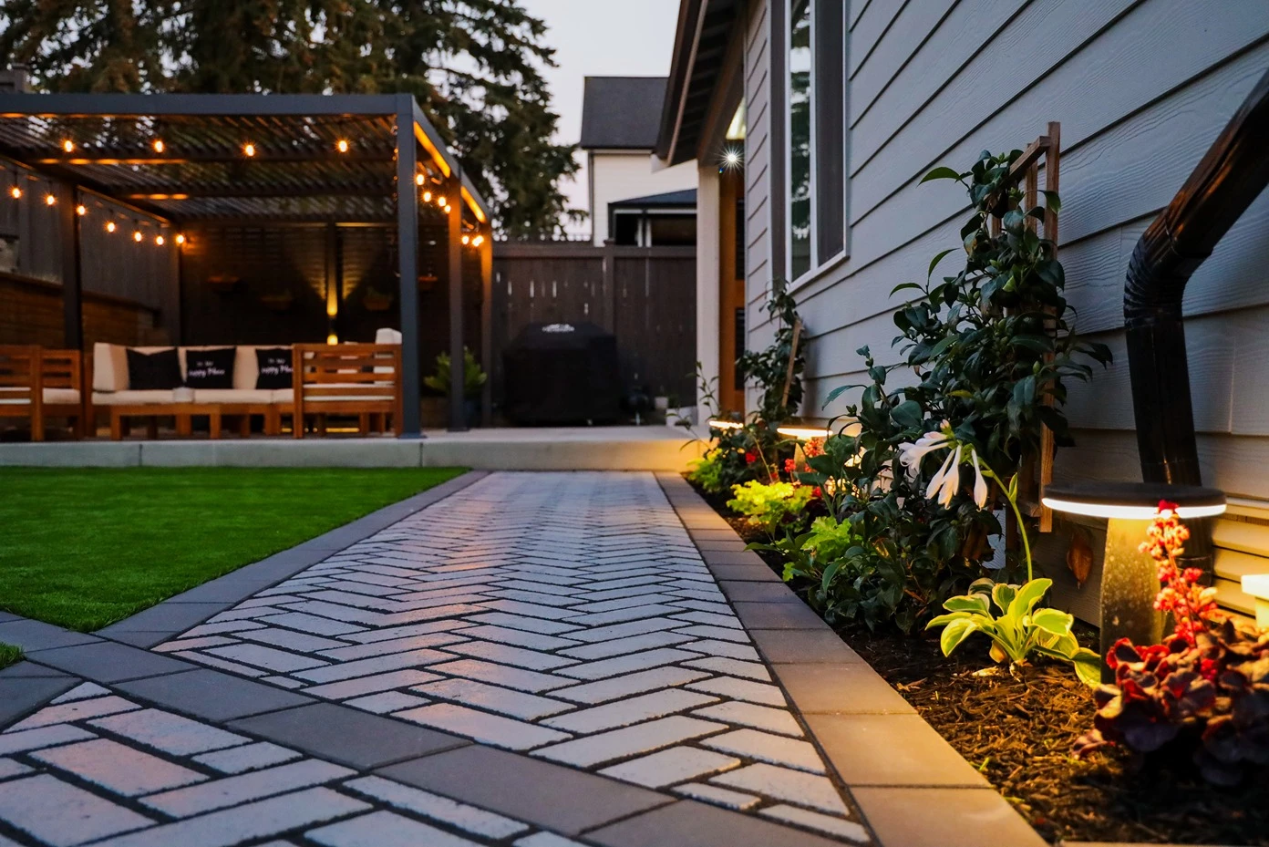 Sloped & Soggy Backyard Transformation After