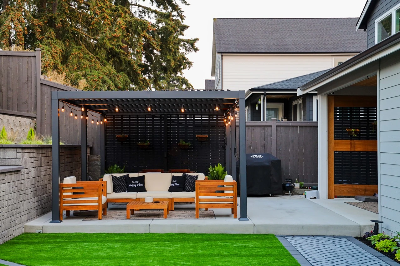 Sloped & Soggy Backyard Transformation After
