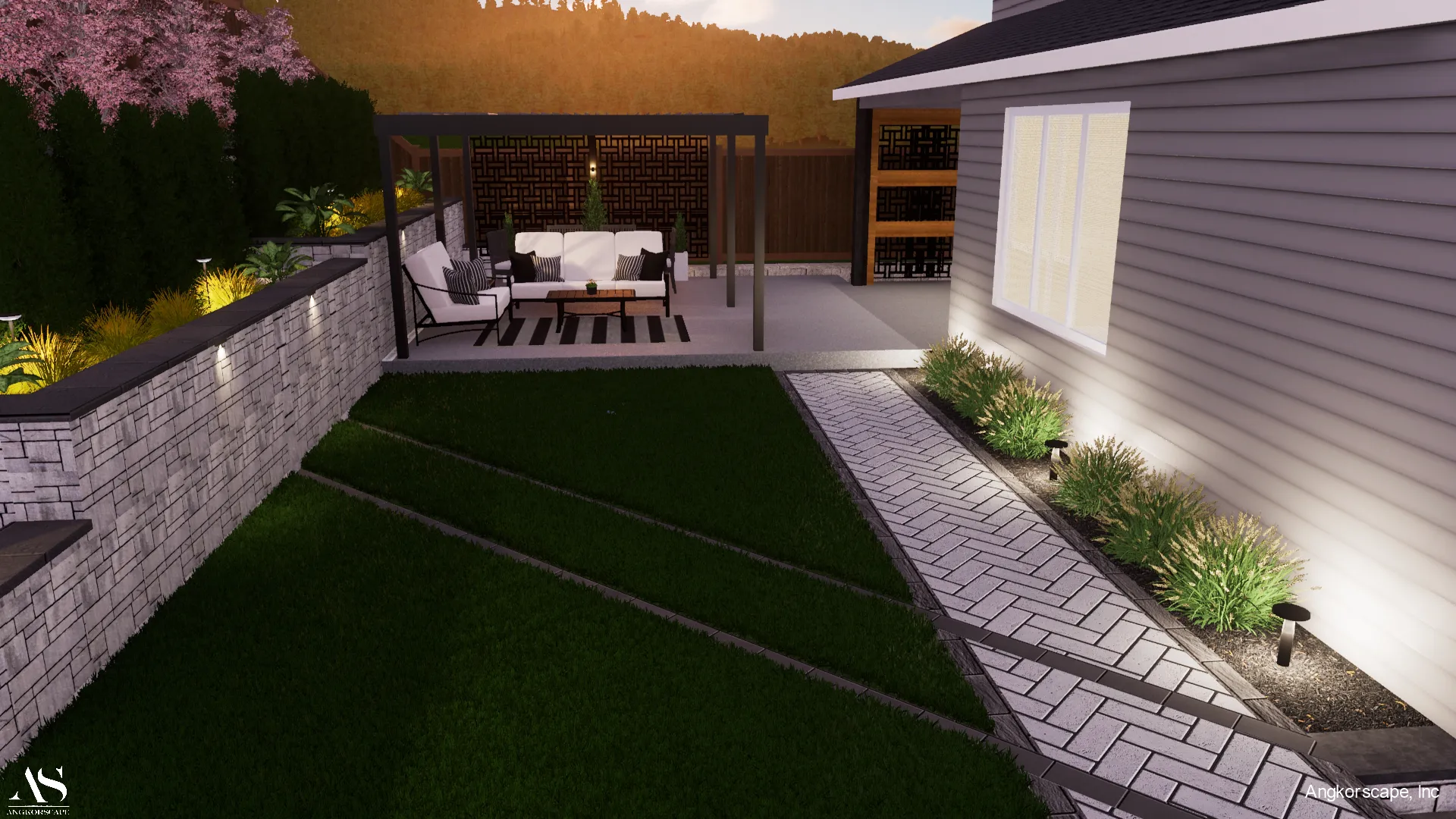 Sloped & Soggy Backyard Transformation Design