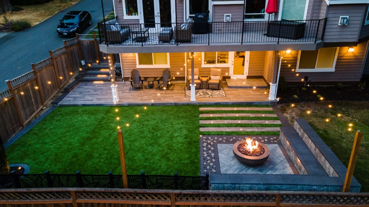 Backyard Transformation After