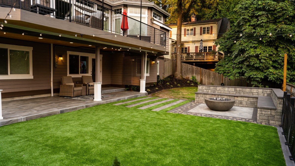 Backyard Transformation After