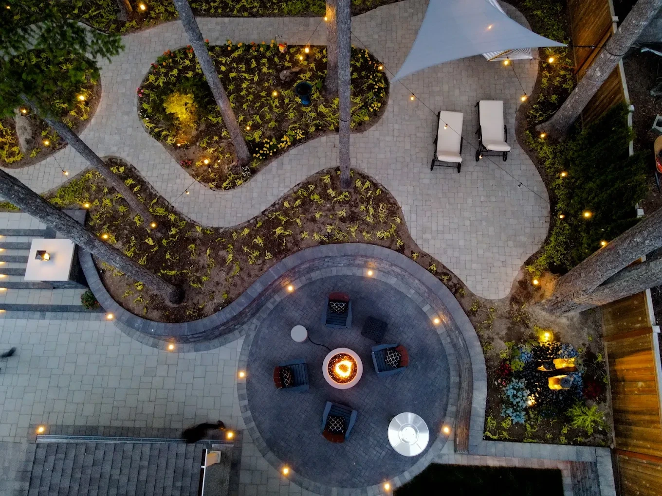 Native plant landscaping installation in Mercer Island WA residential backyard