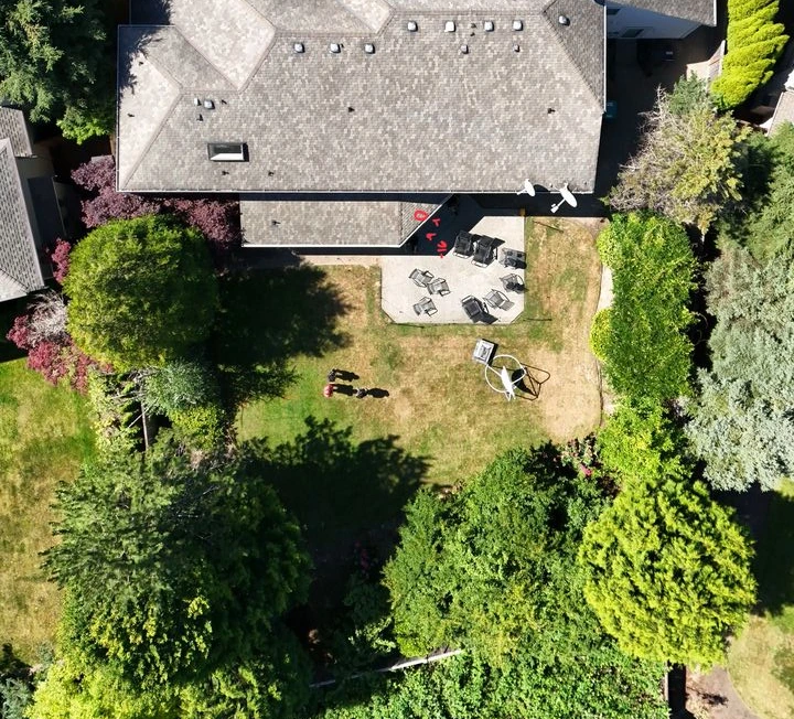 Before outdoor space in Bothell before landscape company renovation project
