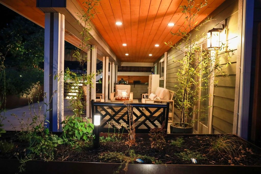 After beautiful backyard remodel completed by Redmond landscape company Angkorscape