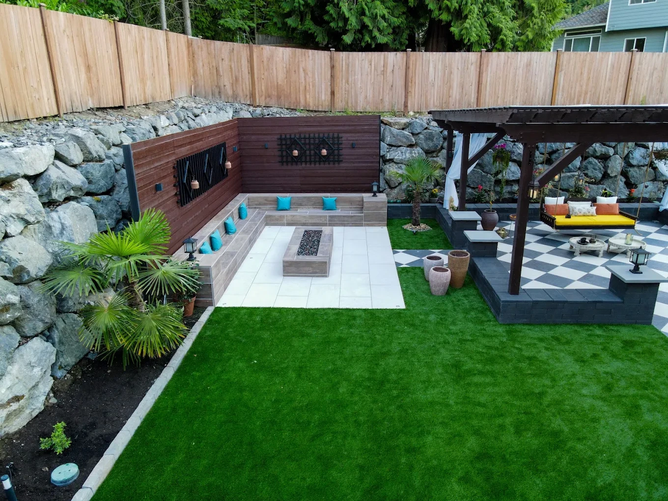 An Angkorscape design-build team rendering for a Newcastle outdoor project.