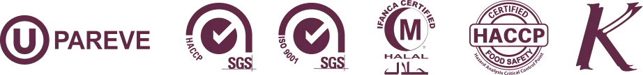 Certification and quality recognition logos