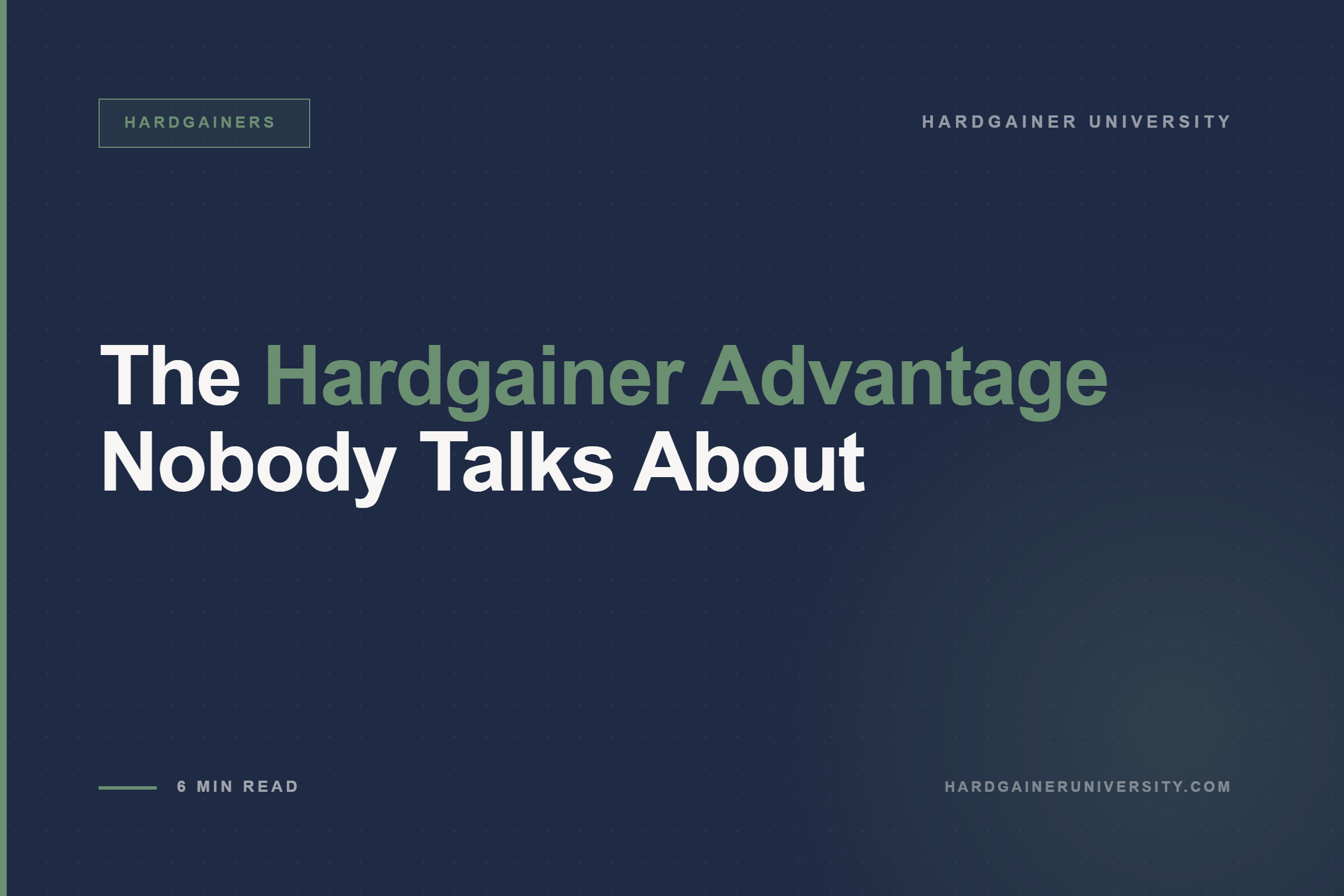 Hardgainer University | Training System for Hardgainers