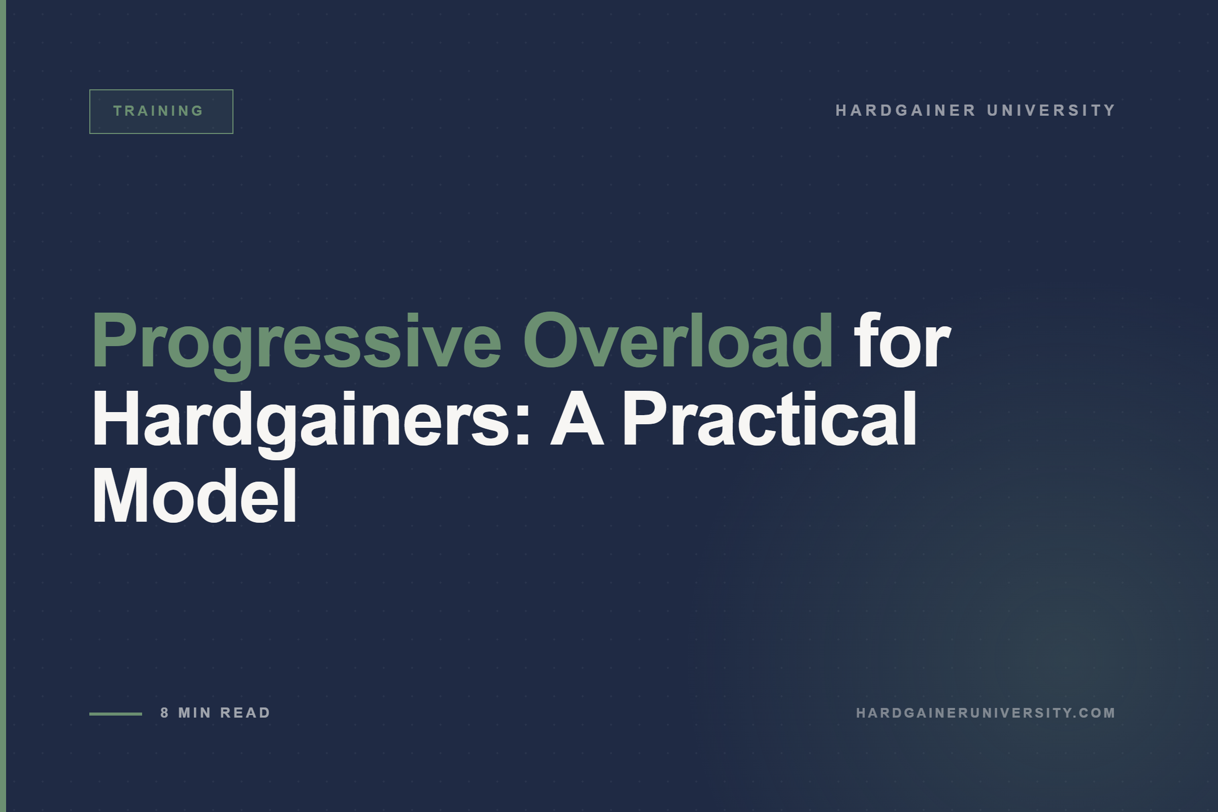 Hardgainer University | Training System for Hardgainers