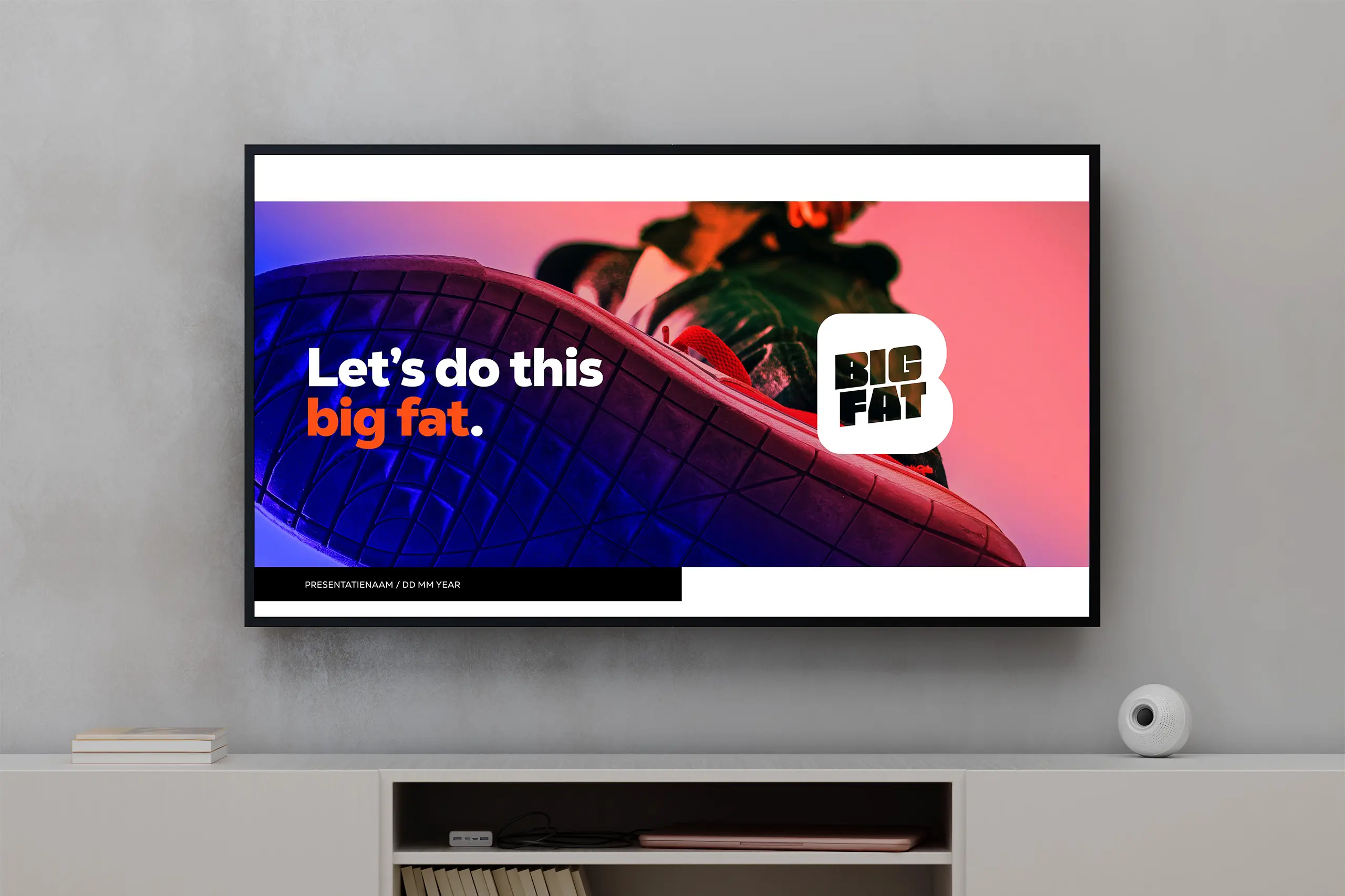 startslide van presentatie van BIG FAT Internet door Coolbrand