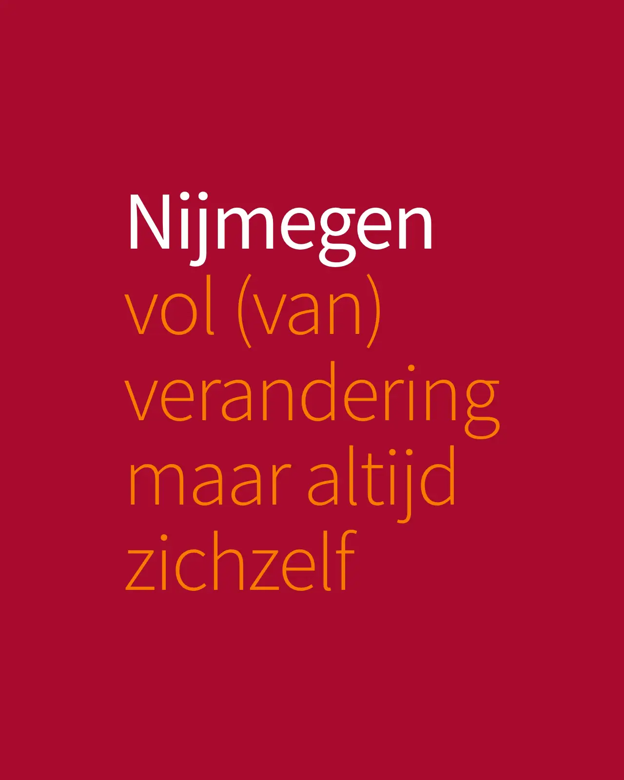 titel van film voor gemeente Nijmegen door Coolbrand