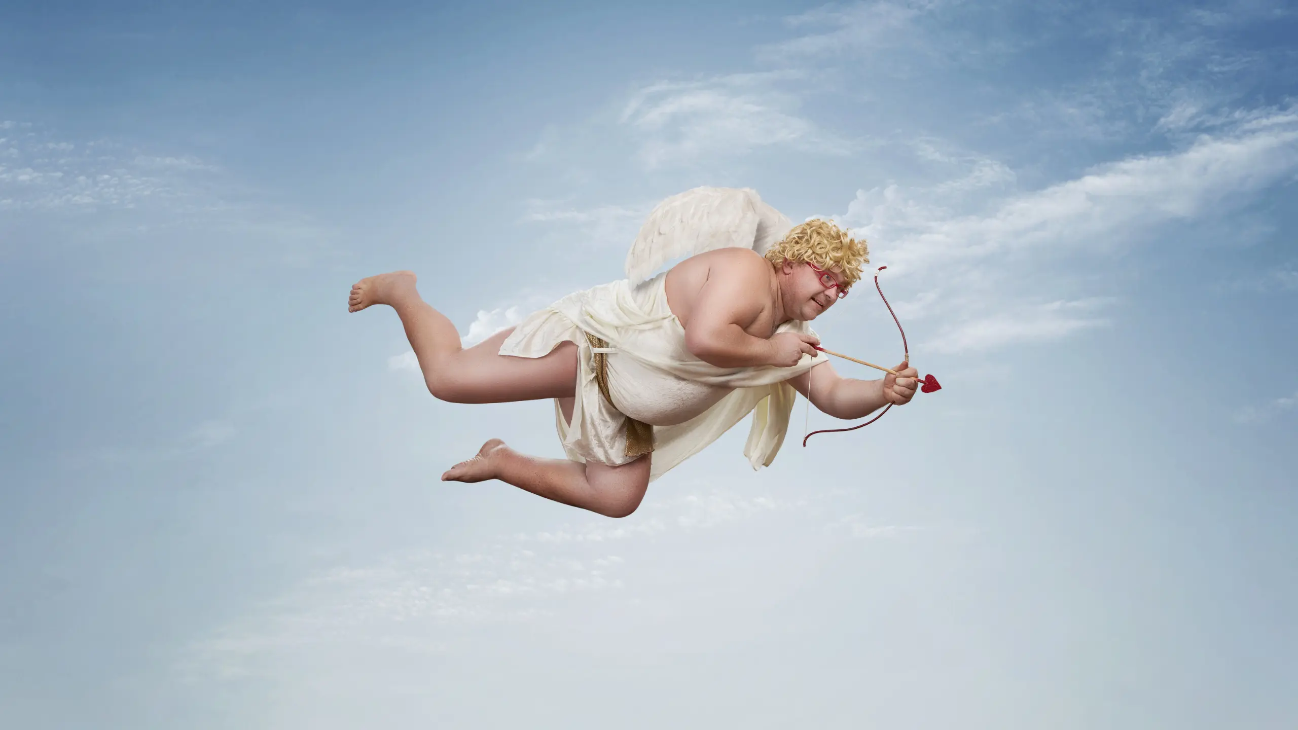 Mensen raken met de pijl van Cupido