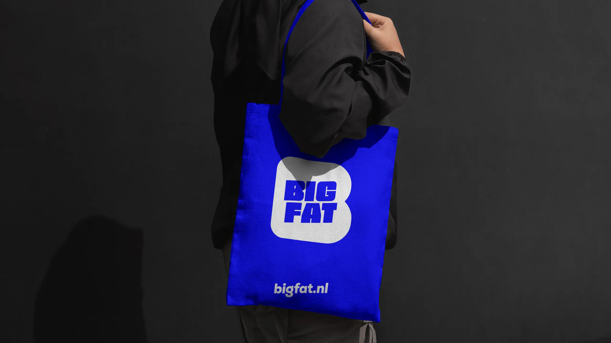 tas bedrukking met logo voor BIG FAT Internet