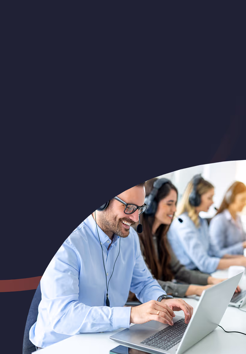 Hero banner showcasing CX and digital transformation services