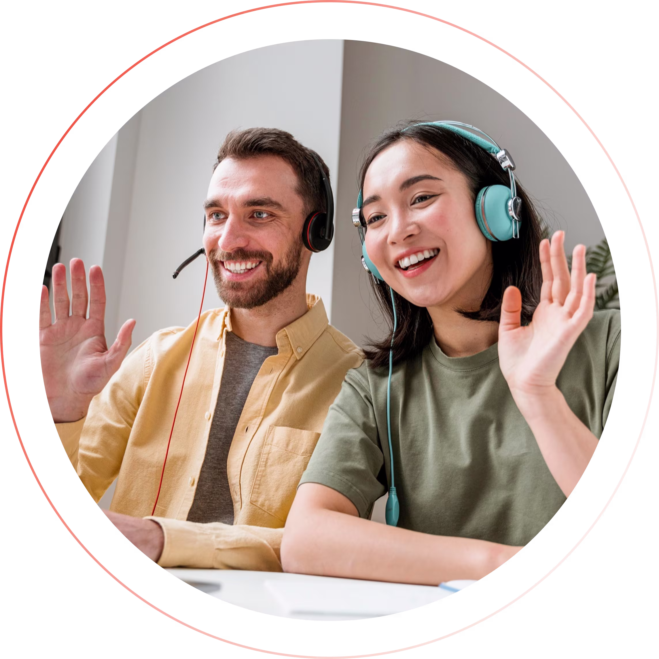 UI frame graphic for product features