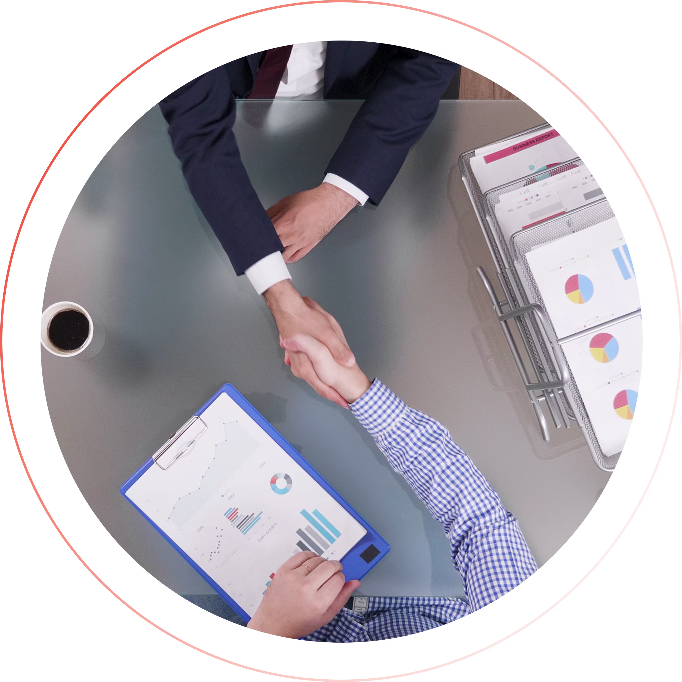 Illustrative image supporting CX, BPO, and digital transformation services