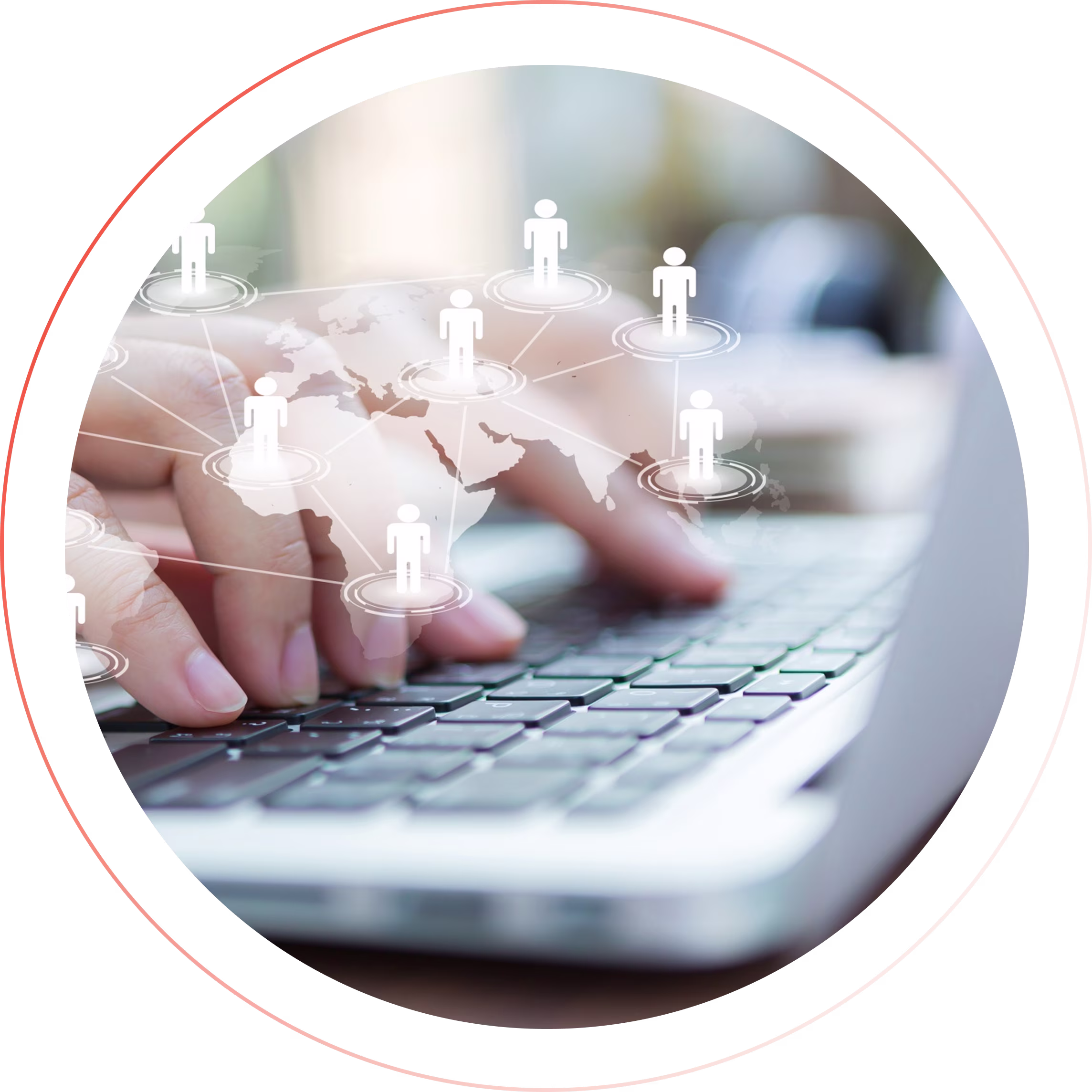 Financial services and fintech operations optimization graphic