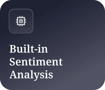 Product feature screenshot for real time CX platform