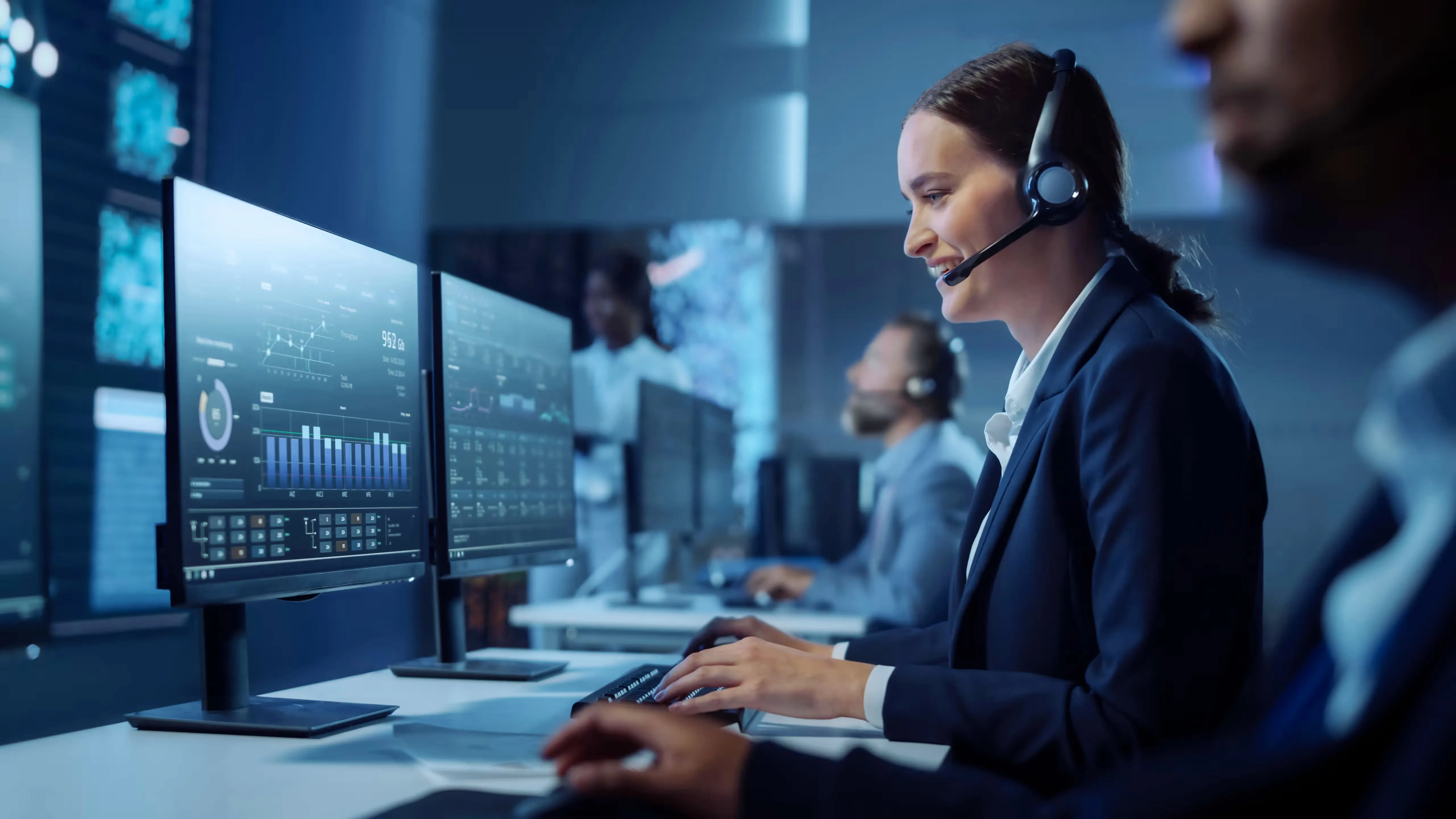 Key strategies for unlocking productivity in call centers include optimizing workflows, leveraging automation, training staff, and using data analytics to improve performance and customer satisfaction.
