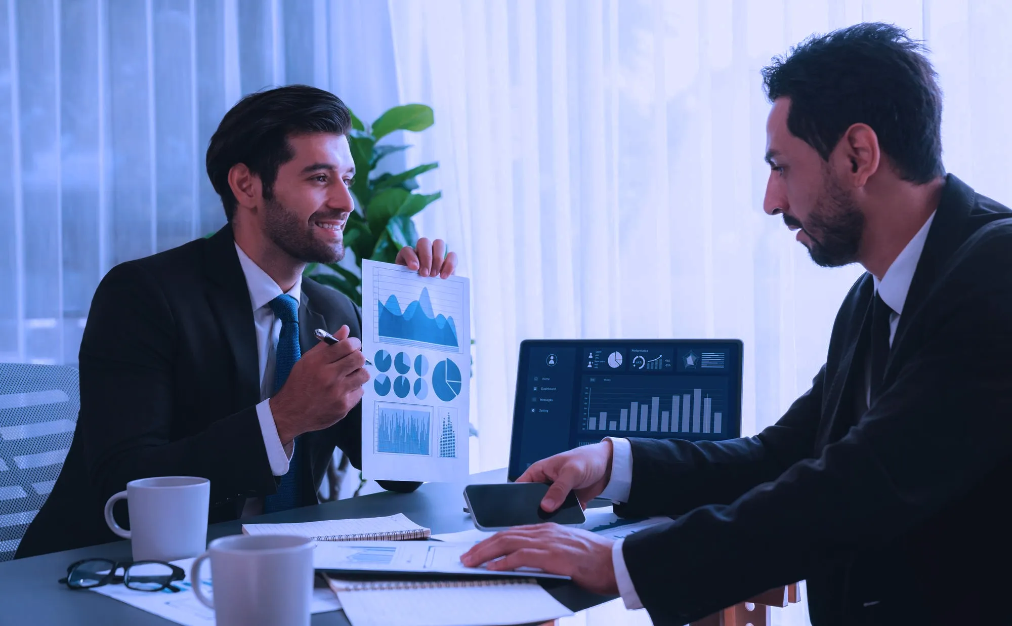 Illustrative image supporting CX, BPO, and digital transformation services