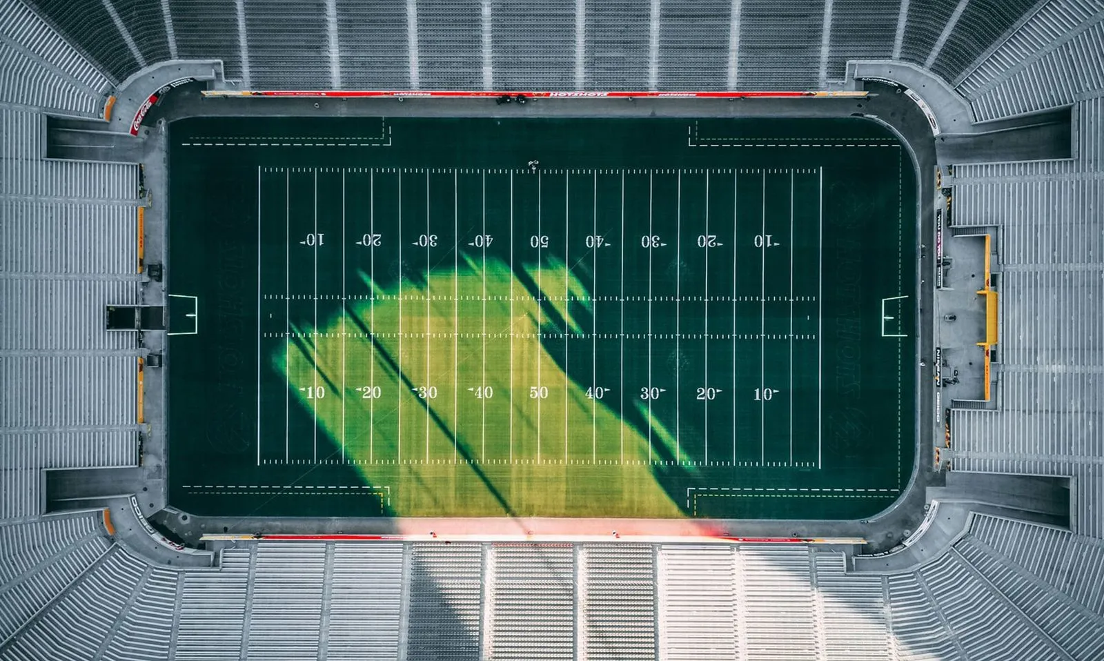 American football field