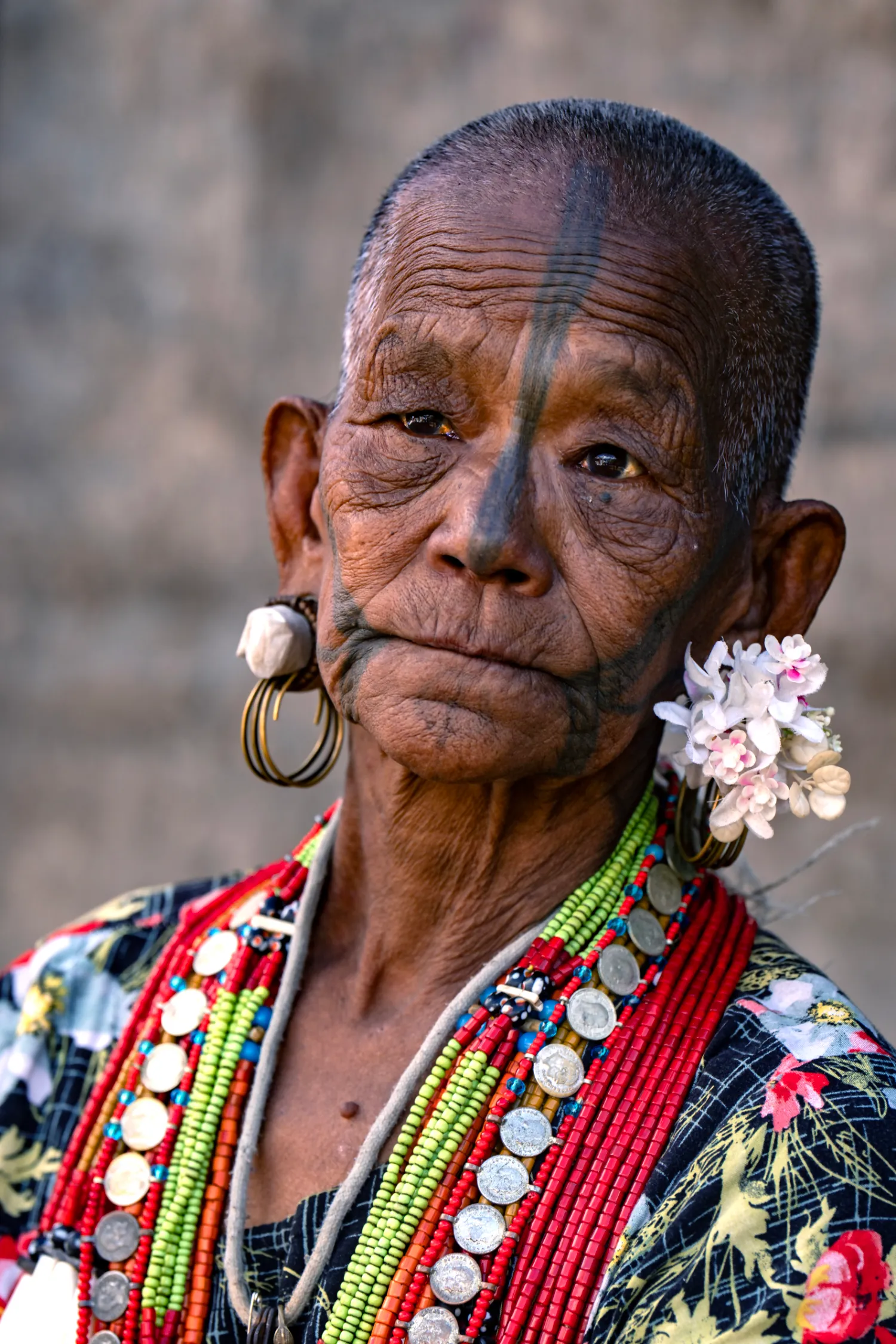 Jeune fille de tribu de l'Arunachal Pradesh © Patrick Frilet