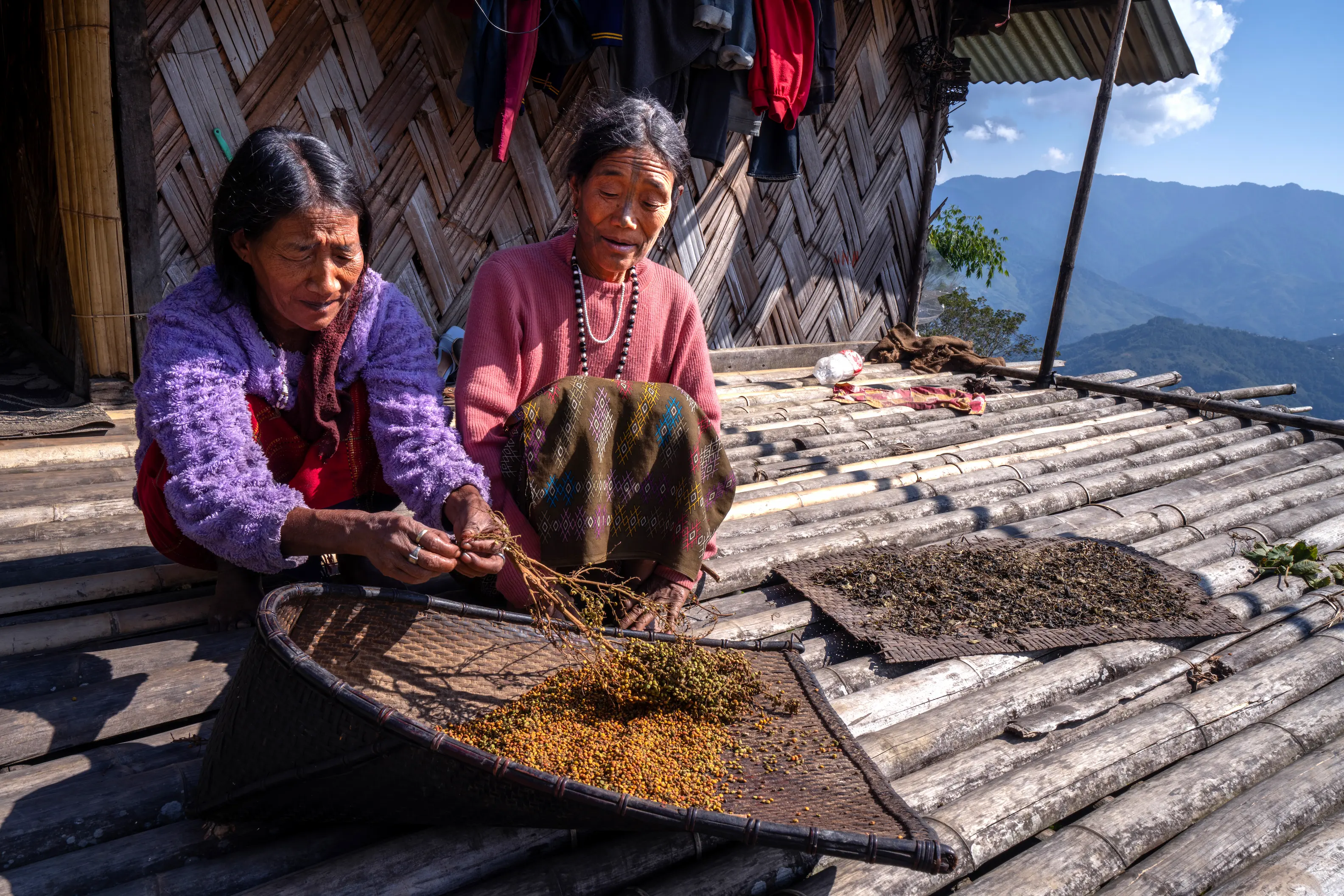 Danseur masqué de l'Arunachal Pradesh lors d'une fête traditionnelle © Patrick Frilet