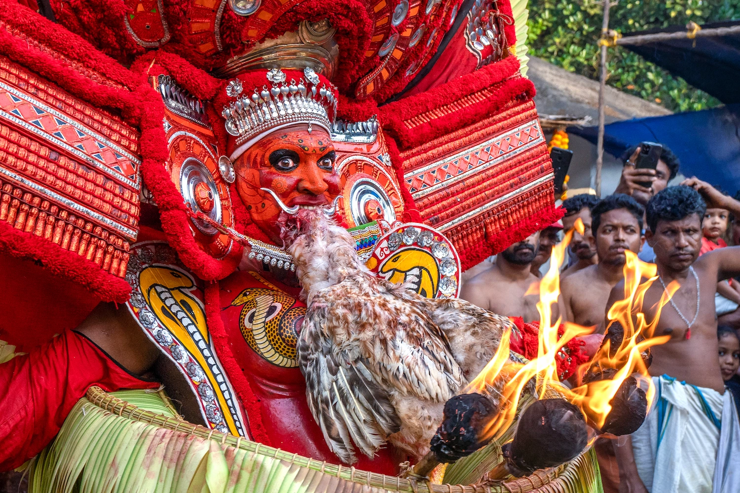 Inde, Kerala, cérémonie du theyyam