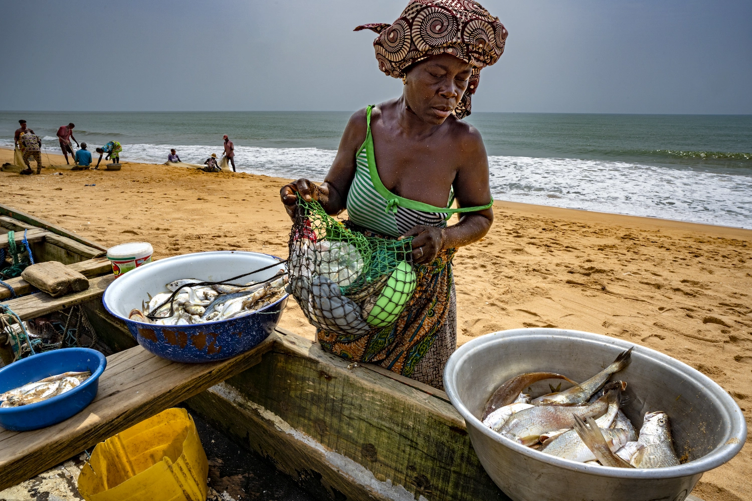 Retour de pêche, Bénin