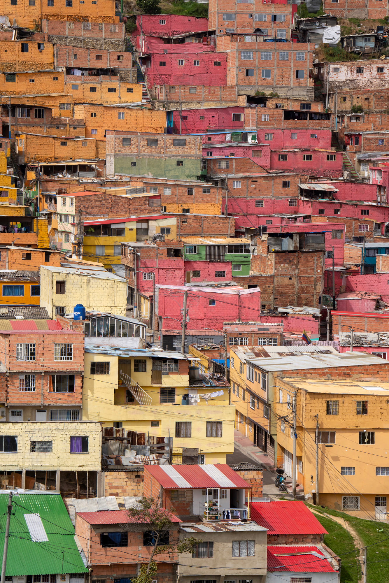 Colombie, Bogota, le quartier populaire de Ciudad Bolivar