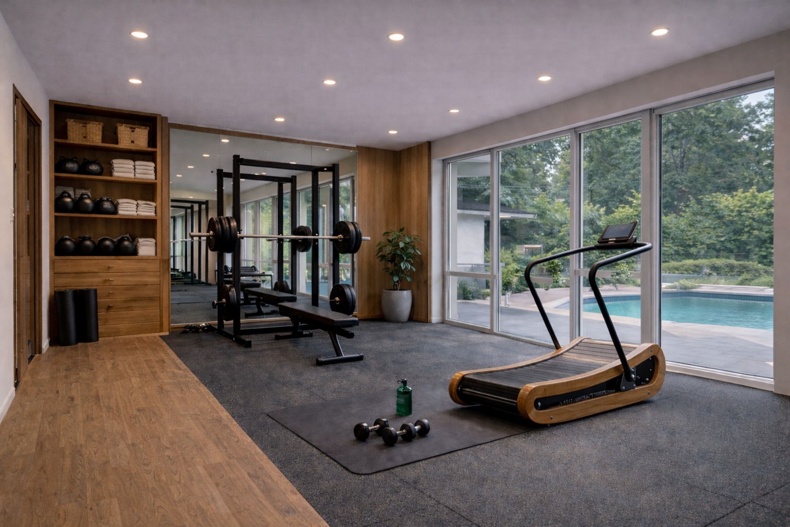 Home gym project by MB Design Studio