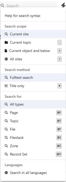 Advanced Search Functionality