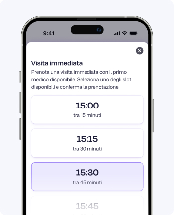Visita immediata con medico online