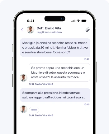 Chat con pediatra online