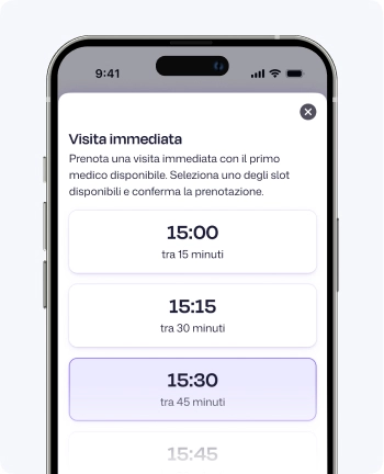 Visita immediata con medico online