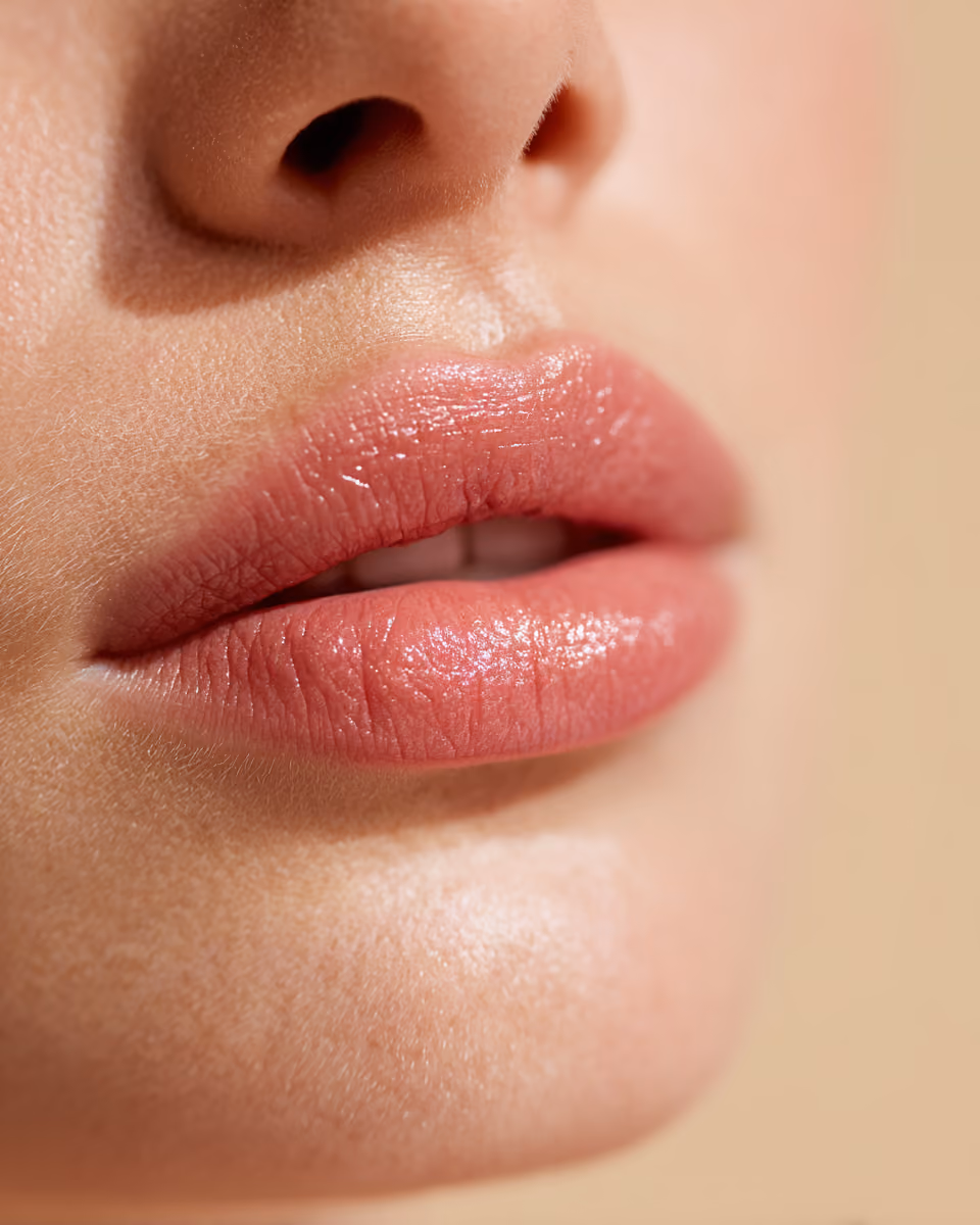 Verzorgde lippen met subtiele permanente make-up