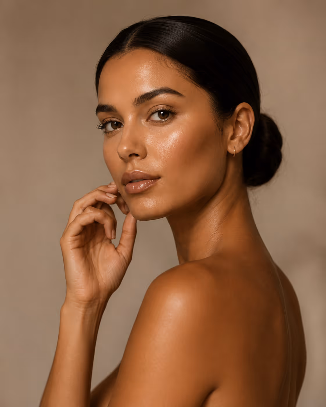 Egale glow na professionele spray tan behandeling