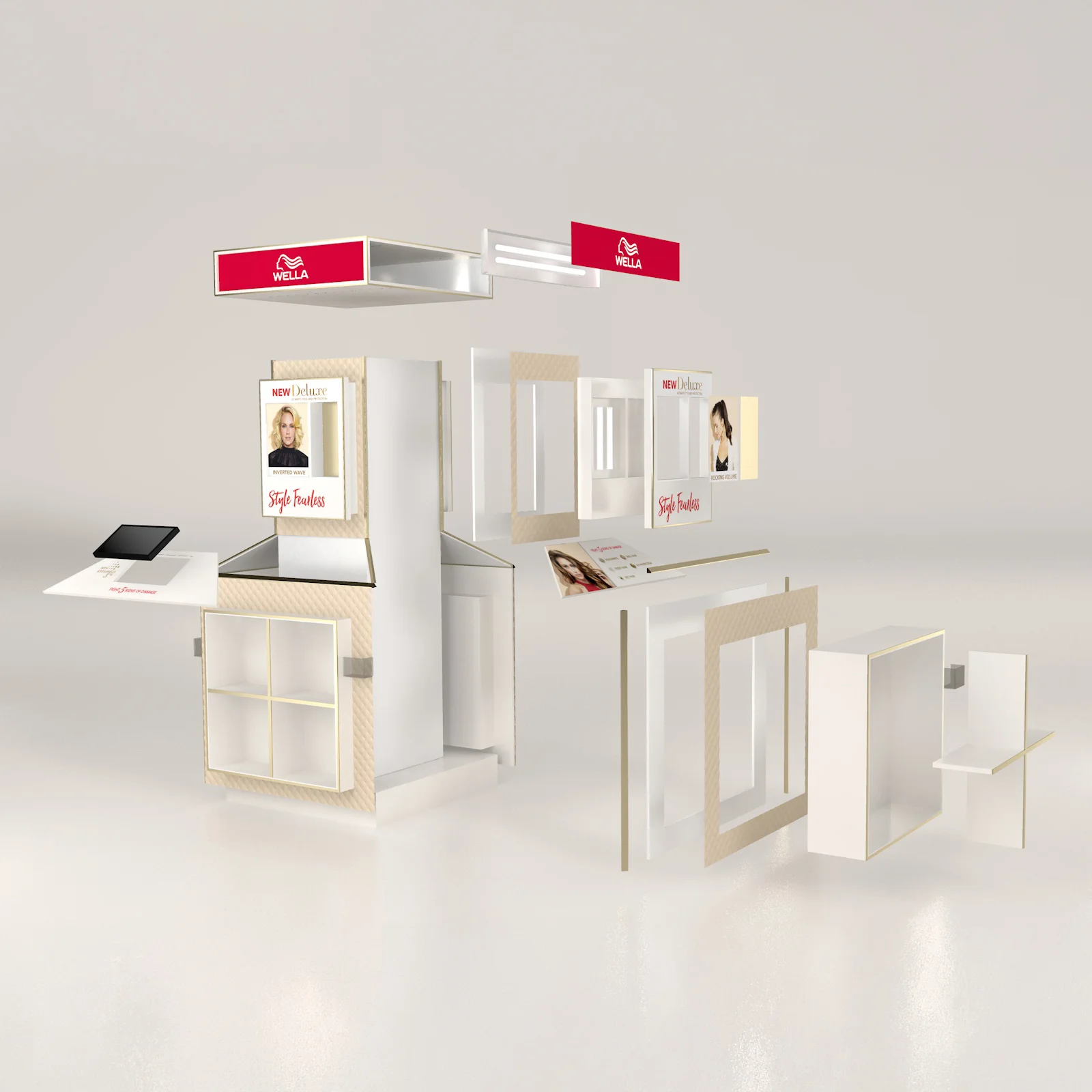 3D CAD concept visualisation by Martin Greeves for Wella Deluxe
