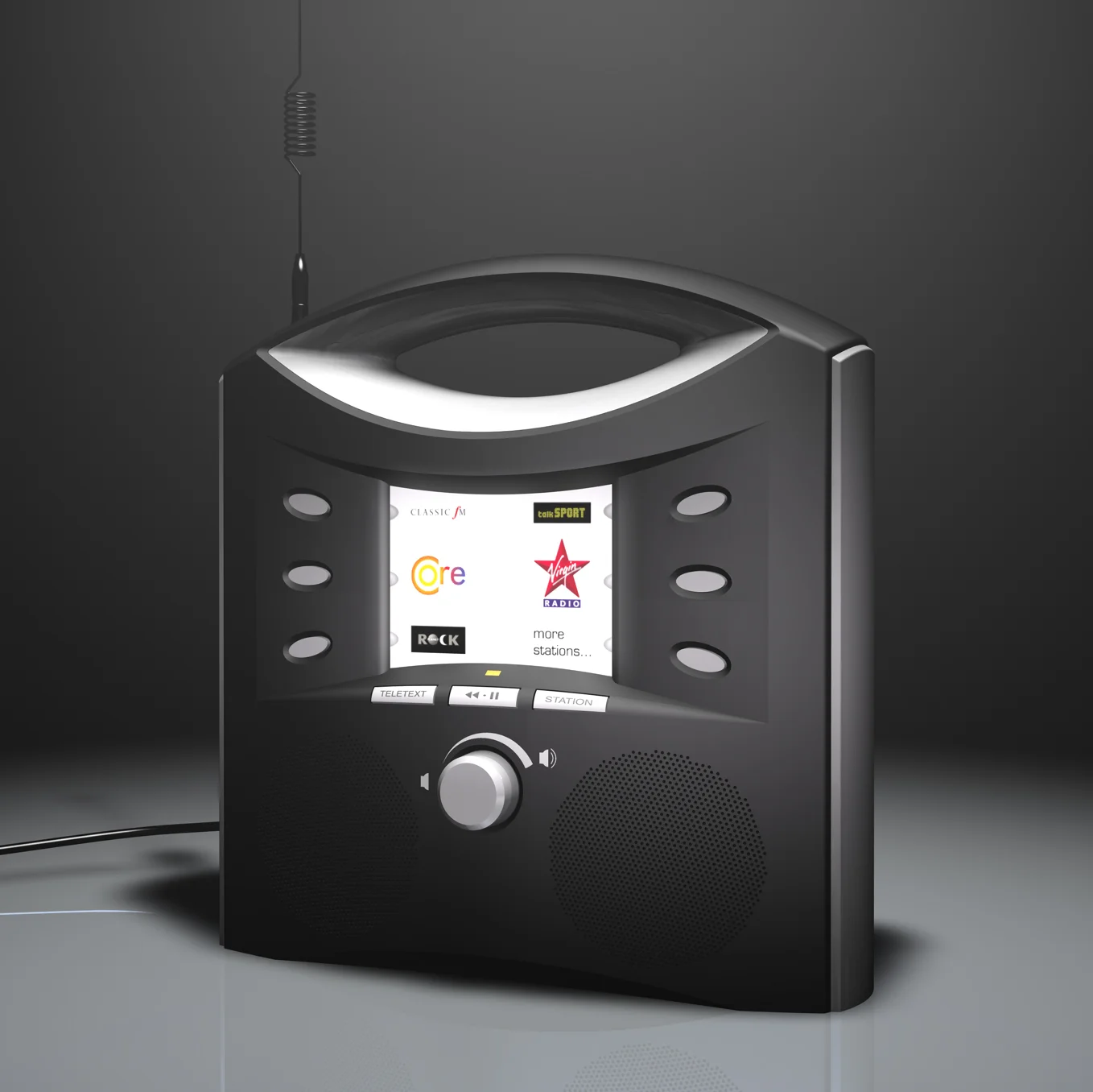 Digital Radio concept and render by Martin Greeves